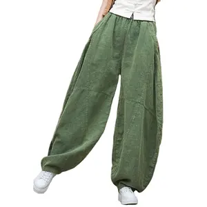 The Temperament Is Generous And Elegant Loose Kloth Clothes Trouser Pants For Ladies