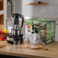 Geoptimaliseerde huishoudelijke multifunctionele zes-in-één blender, babyvoedingscentrifuge, fruitpers