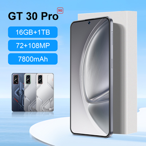 Smartphone étanche 5G débloqué Gt30pro original 16 Go + 1 To, vente chaude 2025, avec coque, écran LED 4K, appareil photo arrière 108 MP - Product Image 4