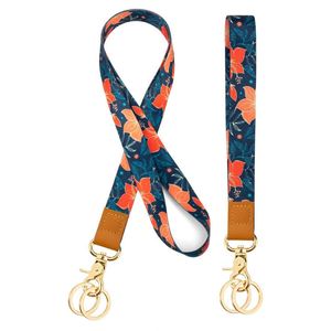 Custom Printed Sublimation Fashionable <b>Polyester</b> Hand Strap Wristlet Keychain Embossed ID Phone <b>Lanyard</b> USA Mairun Brand - Product Image 5