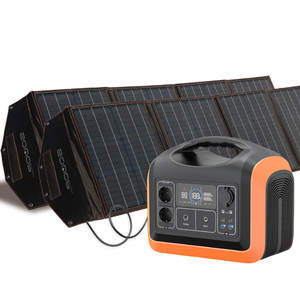ระบบแบตเตอรี่สำรองฉุกเฉิน 1200w Lifepo4 ระบบพลังงานสำรองแบบพกพา เครื่องกำเนิดไฟฟ้า 1000w ระบบโซลาร์เซลล์ออฟกริดครบชุด - Product Image 1