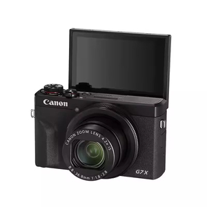 Appareil photo de vlogging G7 X Mark III 1 pouce 20,1 MP 4K avec objectif 24-100 mm F/1.8-2.8, WiFi, écran rabattable 2-3 pouces, étanche IP67, 32 Go, grand angle 90° - Product Image 2