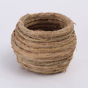 รังนกหวายสานมือ ขนาดเล็ก งานฝีมือ ขายส่ง รังนกแก้ว - Product Image 5