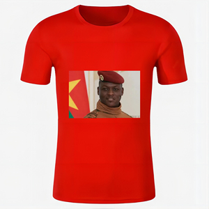 Wholesale 2025 Burkina Faso Presidential Campaign Unisex T-Shirts Custom Polyester Sublimation Print Fast Delivery for Adults - Product Image 4