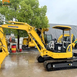 Mini-excavatrice Komatsu PC40 MR d'occasion, 4 tonnes, avec moteur et composants de transmission, équipement de construction, prix avantageux, produit très demandé - Product Image 1