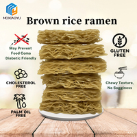 High Quality Gluten Free Healthy Yummy Vegetarian Noodles Fast Instant Brown Rice Ramen in Bag