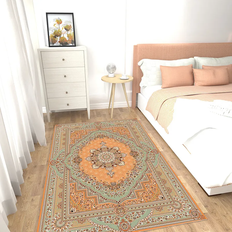 Wholesale Persian area rugs Eco-friendly 3D printed anti-slip machine washable area rug