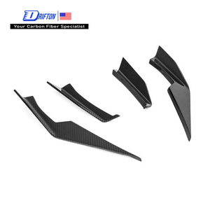 Alerones delanteros de fibra de carbono seca estilo CMST V2 para BMW G80 G81 M3 G82 G83 M4 2020-2024 - Product Image 1