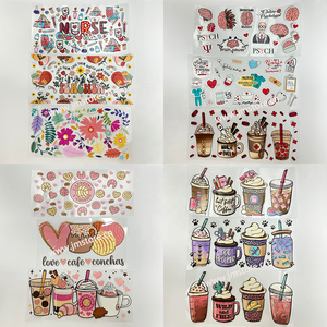 Adesivi Transfer UV DTF La Gatubela <span class=keywords><strong>Conchita</strong></span> Cafecito per Bicchieri Freddi Libbey, Tazze, Tumbler, Impermeabili, per Fai da Te e Artigianato - Product Image 5