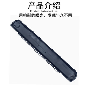 Mini garniture de pare-chocs avant 205 mm, cadre de plaque d'immatriculation en ABS noir brillant F55 F56 F57 - Product Image 3