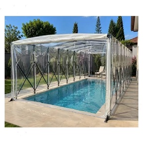 Auvent motorisé rétractable pour piscine, entrepôt, zone <span class=keywords><strong>de</strong></span> stockage, <span class=keywords><strong>abri</strong></span> électrique. - Product Image 2