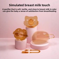 Sucette en silicone pour bébé, super douce, pour le sevrage et le sommeil, produit en silicone