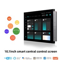 SIXWGH MAX 10,1 \ "HD Pantalla táctil Smart Hub Alexa/Google Home Compatible con Tuya Panel de control Zigbee/Bluetooth Smart Home Devices