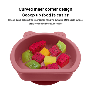 Platos de Silicona para Bebés, Libres de BPA, con Succión, ODM OEM, Grado Alimenticio, Lindos Diseños de Animales, Vajilla para Niños Pequeños - Product Image 2