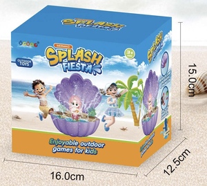 <span class=keywords><strong>Jouet</strong></span> <span class=keywords><strong>arroseur</strong></span> DEFA Coquille de Sirène Violette pour Enfants de 2 à 13 Ans, Jeu d'Eau Extérieur, Plage d'Été, Unisexe, Anniversaire - Product Image 6