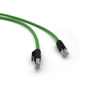 bibo China Factory SVLEC Industrial Ethernet <b>Cable</b> M12 to <b>RJ45</b> DIN Connectors Shielded CE Certified Customizable Length - Product Image 5