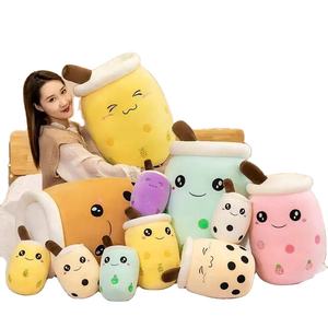 Niedliche weiche Chinane Milch Tee tasse Plüsch Spielzeug Boba Milch Tee Plüsch Spielzeug Blasen kissen - Product Image 2