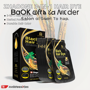 Shampoo Colorante Organico OEM 3 in 1 in Gel con Olio di Argan Bianco e Ginseng Vegano per <span class=keywords><strong>Capelli</strong></span> Neri - Product Image 2