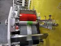 Machine d'impression d'étiquettes en tissu Flexo CI à grande vitesse 1-6 couleurs pour étiquette d'entretien de vêtement en ruban de coton