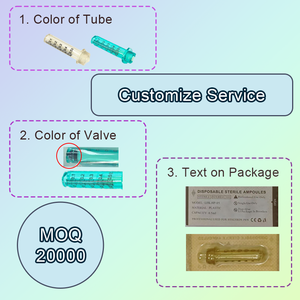 Vente en gros Ampoule en plastique jetable 0.5ml 0.3ml Ampoule en plastique sans aiguille avec <span class=keywords><strong>seringue</strong></span> - Product Image 4