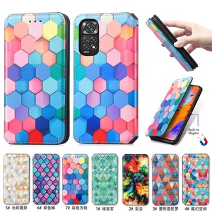 Thời Trang 360 PU Leather Flip Bling Đầy Màu Sắc Wallet Điện Thoại Di Động Ốp Lưng Cho Iphone Infinix Note 11S 11 Pro 12 - Product Image 1