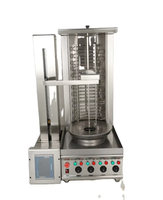 Machine à découper la viande en acier inoxydable pour barbecue, grilles du Moyen-Orient, rôtissoire à poulet, robot de découpe automatique pour shawarma et kebab