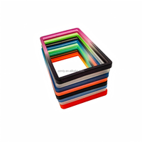 Protège-cartes de crédit en TPU à paillettes multicolores, 35pt, sans support arrière, sans fermeture, antichoc