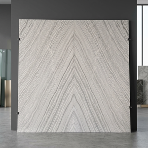 Revêtement mural intérieur en pierre naturelle, dalle mince en marbre blanc, design contemporain, finition de surface durable - Product Image 1