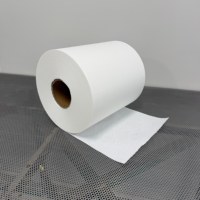 Hochwertige Weiße Vlies-Wischtuchrollen Glatte Textur Langlebige Struktur Perfekt für Industrielle Reinigung und Wartung