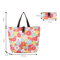 Sac de courses pliable personnalisé en polyester recyclé Oxford Ripstop, écologique, avec fermeture éclair, taille personnalisable