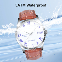 Montre de plongée automatique mécanique avec mouvement NH35 personnalisé, logo personnalisé, 5 ATM, montre de plongée de luxe pour hommes