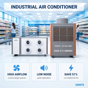 Aire Acondicionado Industrial Kemite Modbus con Compresor Scroll R410a, Enfriamiento Evaporativo, Sistema HVAC Inteligente, Bomba para Taller - Product Image 1