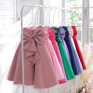 Summer Princess Tulle Tutu <b>Kids</b> Dress Wedding Flower Girl Gown Pageant Birthday Elegant Party Stage Performance <b>Costume</b> Set - Product Image 1