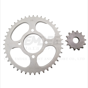 Kit de piñón trasero de corona A3 de acero <span class=keywords><strong>125</strong></span> # de alta calidad, accesorio de transmisión de motocicleta a <span class=keywords><strong>precio</strong></span> de fábrica <span class=keywords><strong>para</strong></span> motocicletas - Product Image 2
