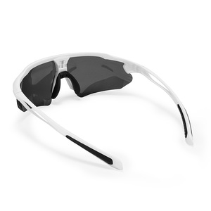 Оптовая продажа, трендовые солнцезащитные очки с логотипом на заказ, многоцветная оправа, синий, черный, белый, золотой, красный, желтый, серебристо-серый - Product Image 5