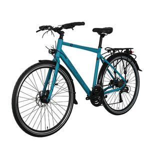 Vélo de ville haute performance léger à une vitesse en alliage d'aluminium 700c avec freins V doubles - Product Image 1