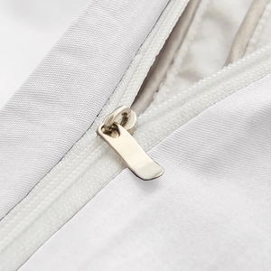 Ensemble de literie de luxe King Size confortable de couleur blanche unie ensemble de housse de couette en Textile de maison doux pour <span class=keywords><strong>couple</strong></span> européen - Product Image 3