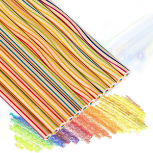 Set di Matite Colorate Personalizzate Mezza Misura 4-in-1 Arcobaleno per Promozioni - Product Image 4