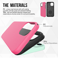 Coque de téléphone à double protection, coque en TPU antichoc pour iPhone 12 Mini Pro Max