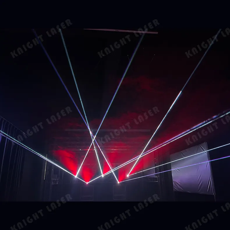 Full color Stage DMX dj club lazer piccola luce laser di animazione rgb 1w