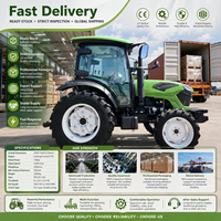 Tracteur à roues FULCORE avec cabine optionnelle, plusieurs configurations et accessoires disponibles, facile à utiliser pour le travail du sol