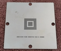Pochoir de reballage BGA 90x90mm pour console de jeu XBOX360 Puces Station de soudage Pochoir CPU GPU CSP HANA CPU-A01 GPU-B Outil de soudure pour console de jeu