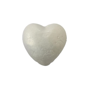 Corazon Porex, Formas de Espuma de Poliestireno en Forma de Corazón de 10 cm para Técnicas de Tallado, Proyectos Creativos, Tallado de Corazones en Espuma para Diseño Artístico - Product Image 2