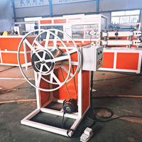 Ligne de production d'extrusion de tuyaux tressés en PVC/HDPE transparent haute pression pour applications de granulation de fils et composants de roulements