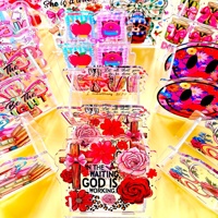 Porte-stylo en acrylique Smiley Cherry pour infirmières et médecins, étui à stylo TK, boîte de rangement populaire en perles de silicone, perles focales en PVC de 10 cm