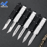 Couteau de poche compact MT Troodon A11 EDC, lame en acier 8Cr14MoV, manche en aluminium avec étui en nylon pour le camping en plein air, la chasse