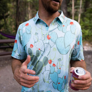 Yingling OEM Slim Fit évacuation de l'humidité UPF 50 + Protection solaire rayure Performance Jersey Polo col rond t-shirts pour unisexe - Product Image 2