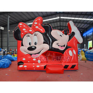 Château Gonflable Géant <span class=keywords><strong>Mickey</strong></span> <span class=keywords><strong>Minnie</strong></span> Mouse au Design Tendance, <span class=keywords><strong>Maison</strong></span> Rebondissante Gonflable pour Enfants et Adultes - Product Image 1