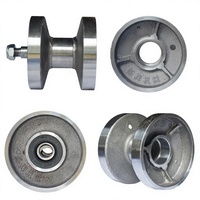 Roue intégrée de haute qualité, compatible avec les tondeuses à gazon de 120, 130, 140, 150, 160, 180 mm, haute dureté, forte capacité de charge