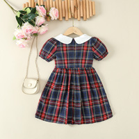 Vêtements d'été pour enfants-Ensemble formel avec nœud papillon-Chemise à carreaux-Ensemble short à bretelles-Vêtements pour bébés garçons-Tenues pour frères et soeurs